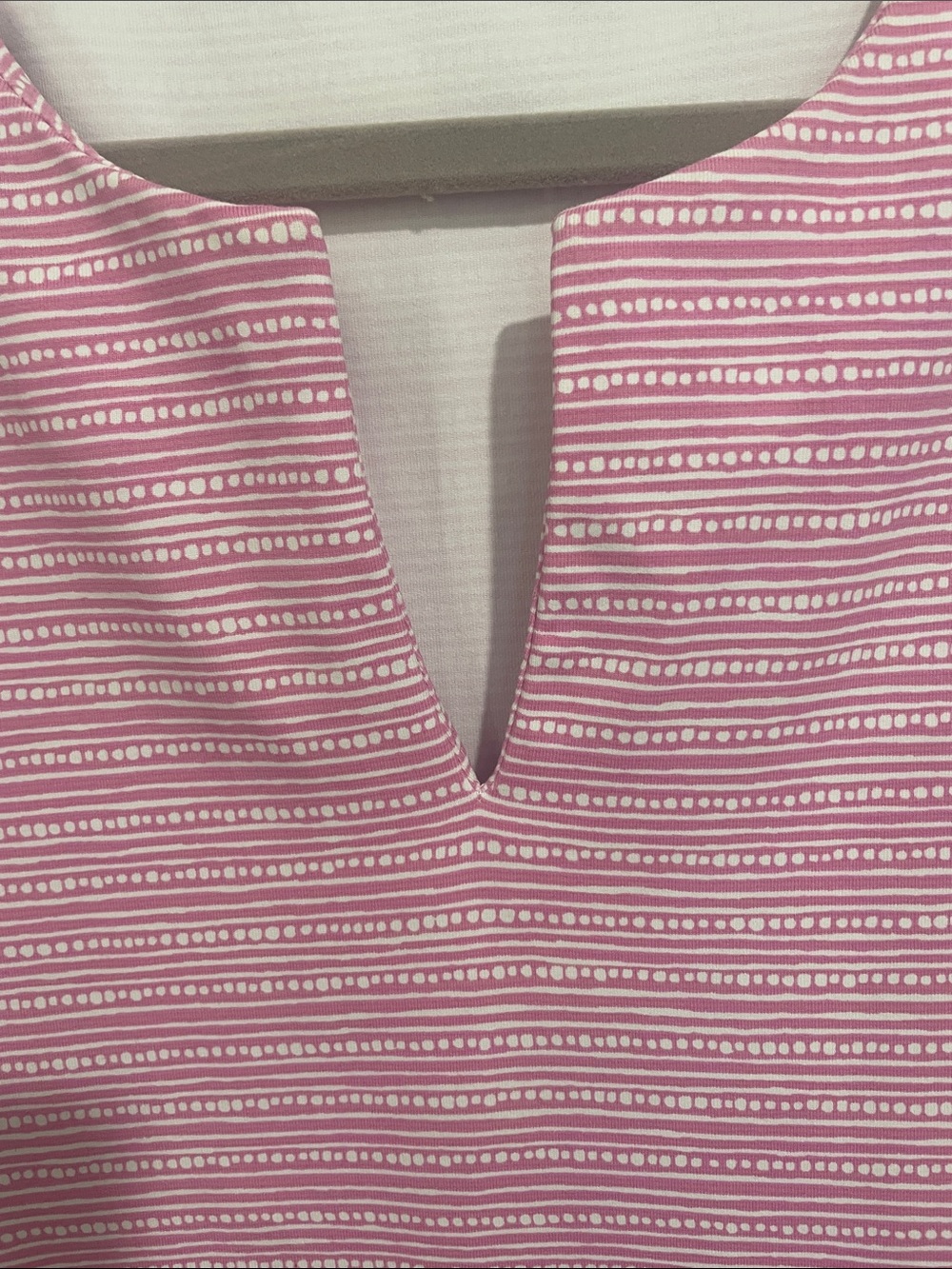 J. McLaughlin Pink and White Sleeveless Shift Dress - Picture 5 of 5